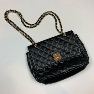 Black Quilted Purse